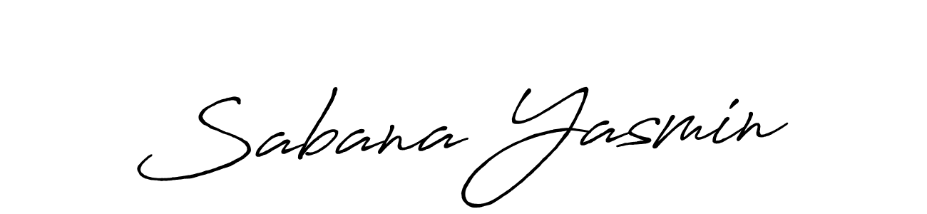 Sabana Yasmin stylish signature style. Best Handwritten Sign (Antro_Vectra_Bolder) for my name. Handwritten Signature Collection Ideas for my name Sabana Yasmin. Sabana Yasmin signature style 7 images and pictures png