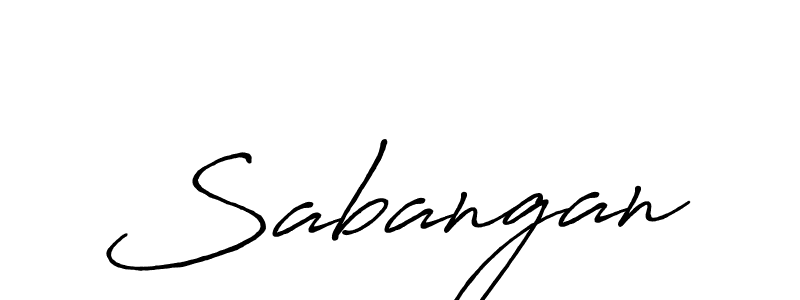 How to make Sabangan name signature. Use Antro_Vectra_Bolder style for creating short signs online. This is the latest handwritten sign. Sabangan signature style 7 images and pictures png