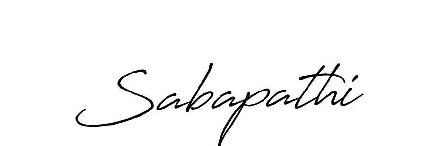 Also we have Sabapathi name is the best signature style. Create professional handwritten signature collection using Antro_Vectra_Bolder autograph style. Sabapathi signature style 7 images and pictures png