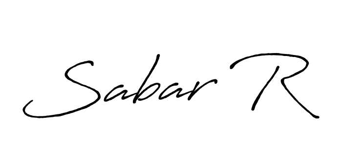 Once you've used our free online signature maker to create your best signature Antro_Vectra_Bolder style, it's time to enjoy all of the benefits that Sabar R name signing documents. Sabar R signature style 7 images and pictures png