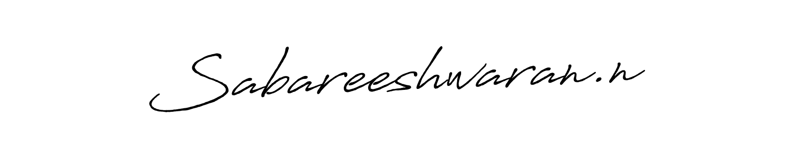Make a beautiful signature design for name Sabareeshwaran.n. Use this online signature maker to create a handwritten signature for free. Sabareeshwaran.n signature style 7 images and pictures png