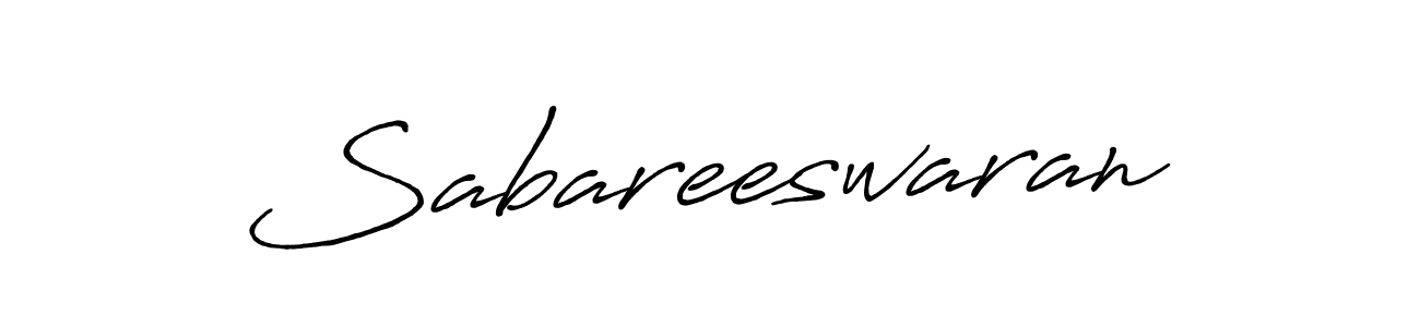 Make a beautiful signature design for name Sabareeswaran. Use this online signature maker to create a handwritten signature for free. Sabareeswaran signature style 7 images and pictures png