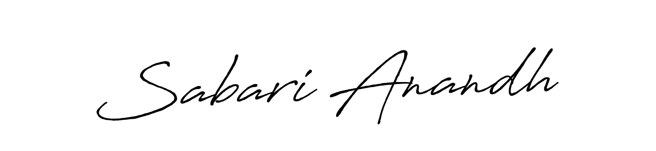 You should practise on your own different ways (Antro_Vectra_Bolder) to write your name (Sabari Anandh) in signature. don't let someone else do it for you. Sabari Anandh signature style 7 images and pictures png