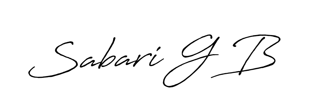 Similarly Antro_Vectra_Bolder is the best handwritten signature design. Signature creator online .You can use it as an online autograph creator for name Sabari G B. Sabari G B signature style 7 images and pictures png