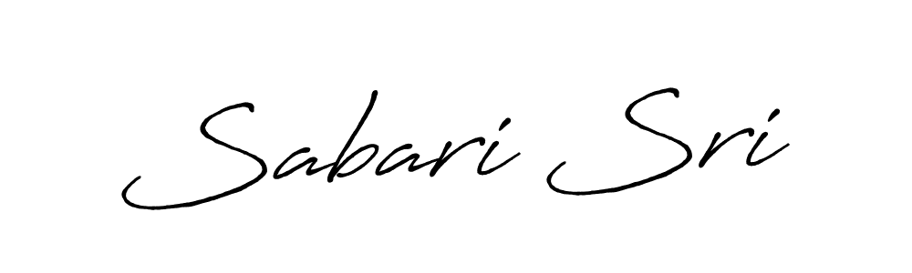 It looks lik you need a new signature style for name Sabari Sri. Design unique handwritten (Antro_Vectra_Bolder) signature with our free signature maker in just a few clicks. Sabari Sri signature style 7 images and pictures png
