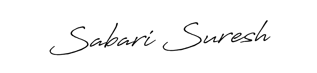 Antro_Vectra_Bolder is a professional signature style that is perfect for those who want to add a touch of class to their signature. It is also a great choice for those who want to make their signature more unique. Get Sabari Suresh name to fancy signature for free. Sabari Suresh signature style 7 images and pictures png