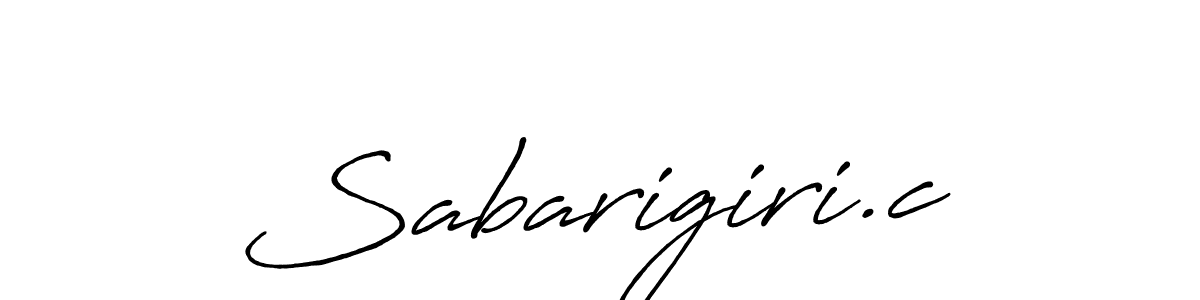 Design your own signature with our free online signature maker. With this signature software, you can create a handwritten (Antro_Vectra_Bolder) signature for name Sabarigiri.c. Sabarigiri.c signature style 7 images and pictures png