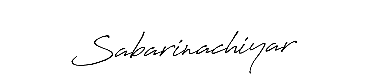 Similarly Antro_Vectra_Bolder is the best handwritten signature design. Signature creator online .You can use it as an online autograph creator for name Sabarinachiyar. Sabarinachiyar signature style 7 images and pictures png