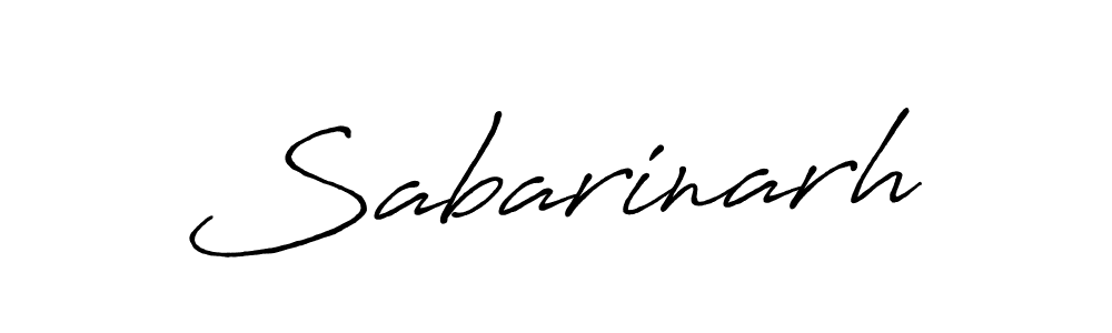 Design your own signature with our free online signature maker. With this signature software, you can create a handwritten (Antro_Vectra_Bolder) signature for name Sabarinarh. Sabarinarh signature style 7 images and pictures png