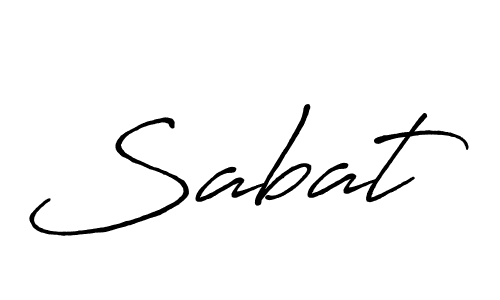 Make a beautiful signature design for name Sabat. Use this online signature maker to create a handwritten signature for free. Sabat signature style 7 images and pictures png