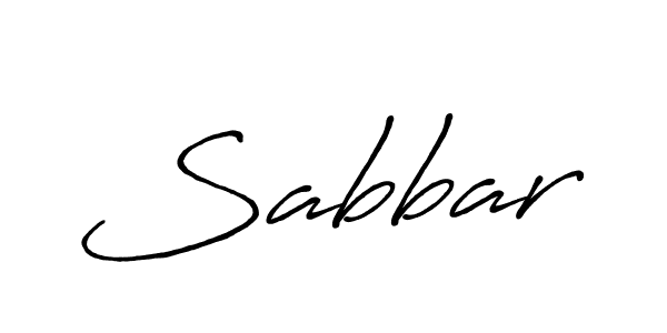 Design your own signature with our free online signature maker. With this signature software, you can create a handwritten (Antro_Vectra_Bolder) signature for name Sabbar. Sabbar signature style 7 images and pictures png