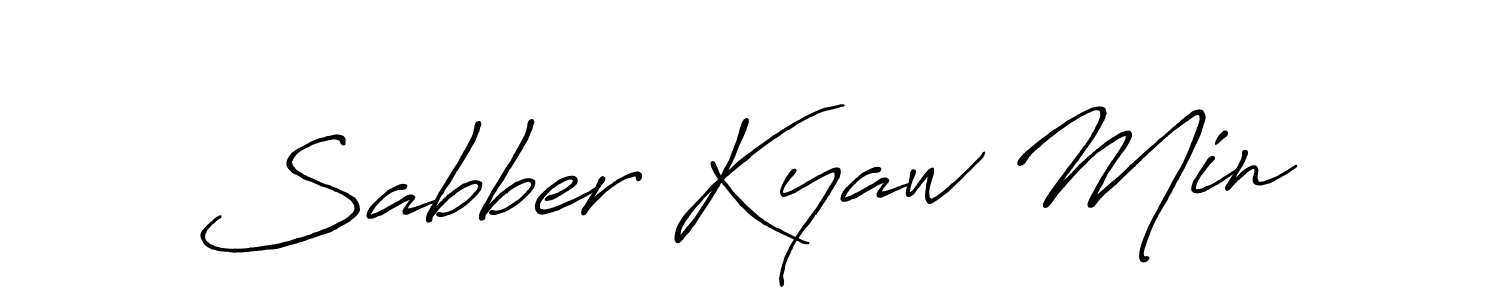 You should practise on your own different ways (Antro_Vectra_Bolder) to write your name (Sabber Kyaw Min) in signature. don't let someone else do it for you. Sabber Kyaw Min signature style 7 images and pictures png