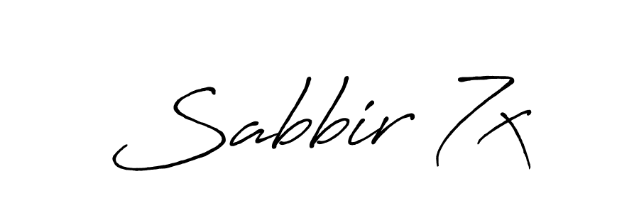 Make a beautiful signature design for name Sabbir 7x. Use this online signature maker to create a handwritten signature for free. Sabbir 7x signature style 7 images and pictures png