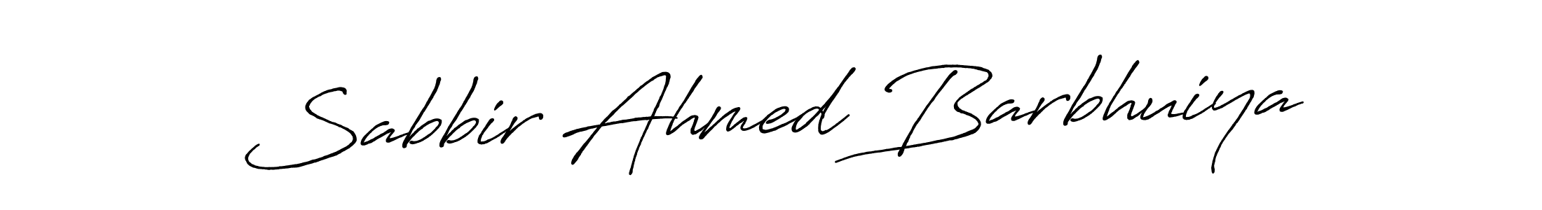 Make a beautiful signature design for name Sabbir Ahmed Barbhuiya. Use this online signature maker to create a handwritten signature for free. Sabbir Ahmed Barbhuiya signature style 7 images and pictures png