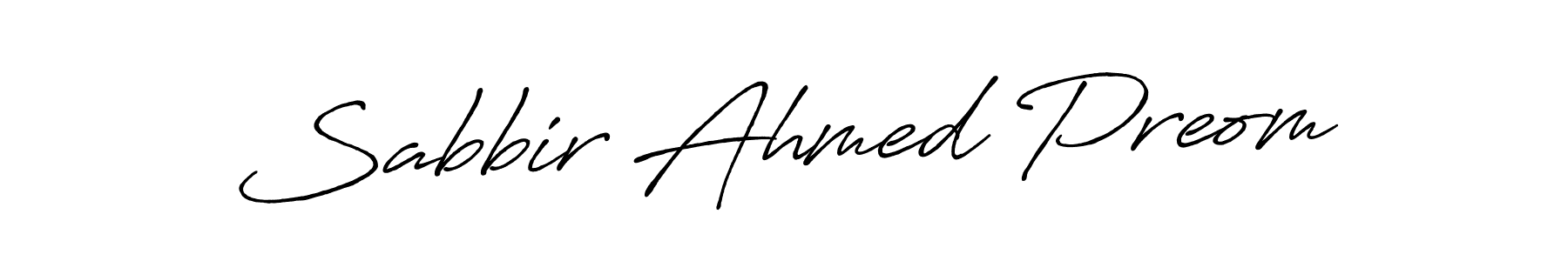 How to Draw Sabbir Ahmed Preom signature style? Antro_Vectra_Bolder is a latest design signature styles for name Sabbir Ahmed Preom. Sabbir Ahmed Preom signature style 7 images and pictures png