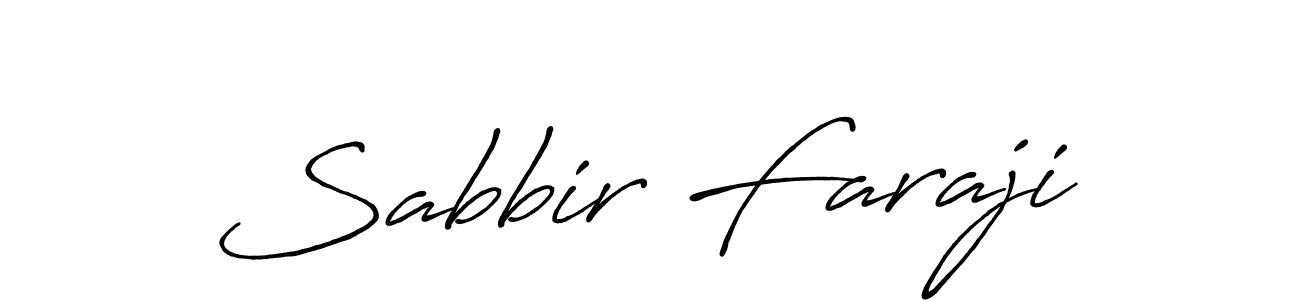 Use a signature maker to create a handwritten signature online. With this signature software, you can design (Antro_Vectra_Bolder) your own signature for name Sabbir Faraji. Sabbir Faraji signature style 7 images and pictures png