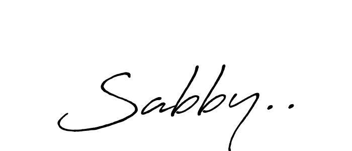 How to make Sabby.. name signature. Use Antro_Vectra_Bolder style for creating short signs online. This is the latest handwritten sign. Sabby.. signature style 7 images and pictures png