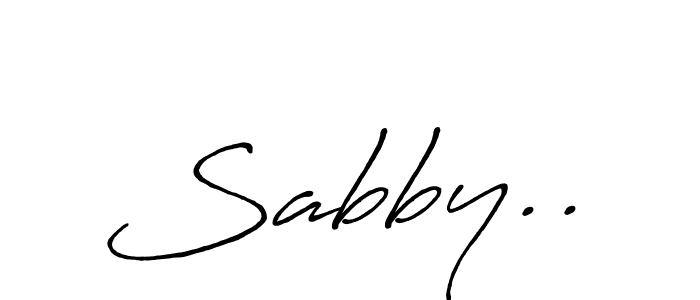 How to make Sabby.. name signature. Use Antro_Vectra_Bolder style for creating short signs online. This is the latest handwritten sign. Sabby.. signature style 7 images and pictures png