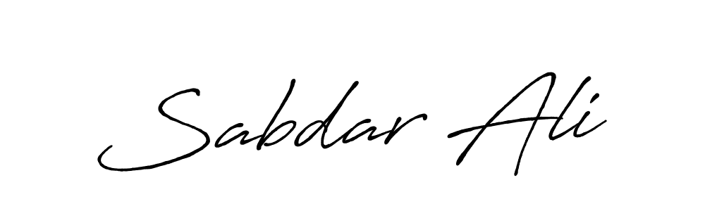 Also You can easily find your signature by using the search form. We will create Sabdar Ali name handwritten signature images for you free of cost using Antro_Vectra_Bolder sign style. Sabdar Ali signature style 7 images and pictures png