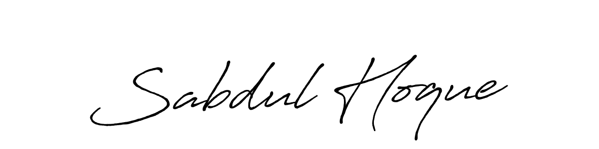 Use a signature maker to create a handwritten signature online. With this signature software, you can design (Antro_Vectra_Bolder) your own signature for name Sabdul Hoque. Sabdul Hoque signature style 7 images and pictures png