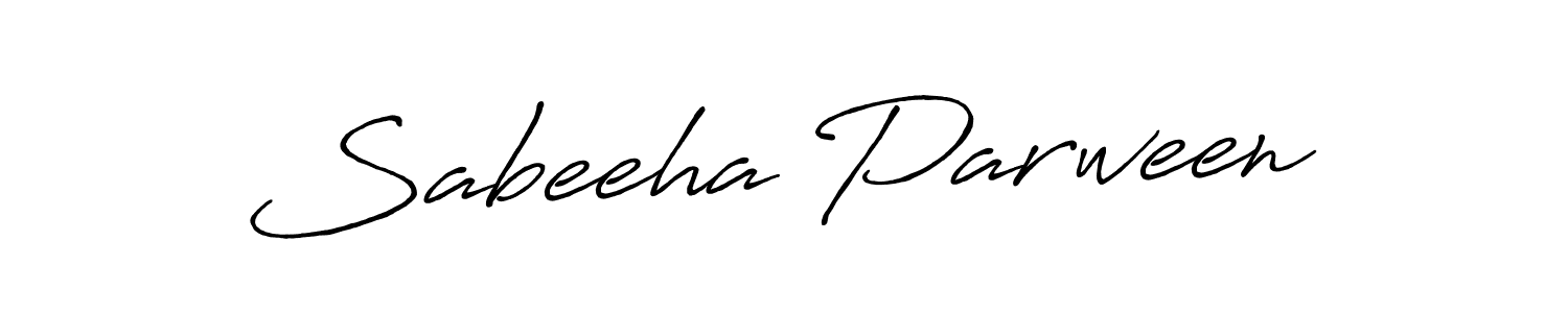 How to make Sabeeha Parween signature? Antro_Vectra_Bolder is a professional autograph style. Create handwritten signature for Sabeeha Parween name. Sabeeha Parween signature style 7 images and pictures png