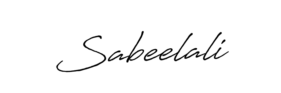 Sabeelali stylish signature style. Best Handwritten Sign (Antro_Vectra_Bolder) for my name. Handwritten Signature Collection Ideas for my name Sabeelali. Sabeelali signature style 7 images and pictures png