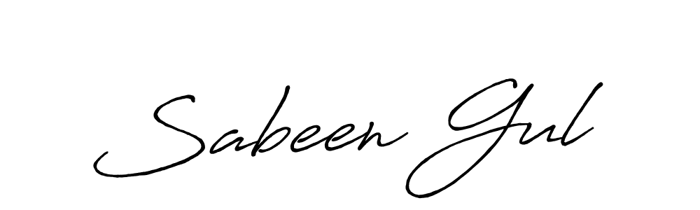 Use a signature maker to create a handwritten signature online. With this signature software, you can design (Antro_Vectra_Bolder) your own signature for name Sabeen Gul. Sabeen Gul signature style 7 images and pictures png