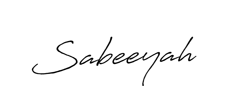 The best way (Antro_Vectra_Bolder) to make a short signature is to pick only two or three words in your name. The name Sabeeyah include a total of six letters. For converting this name. Sabeeyah signature style 7 images and pictures png