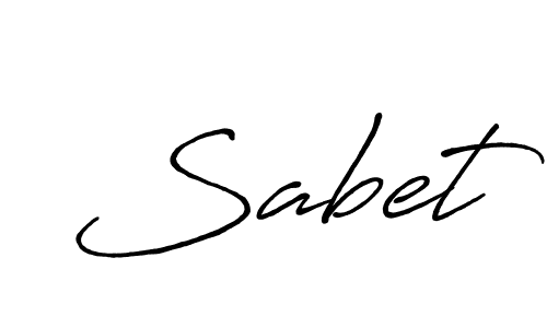 Sabet stylish signature style. Best Handwritten Sign (Antro_Vectra_Bolder) for my name. Handwritten Signature Collection Ideas for my name Sabet. Sabet signature style 7 images and pictures png