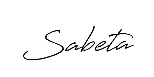 Use a signature maker to create a handwritten signature online. With this signature software, you can design (Antro_Vectra_Bolder) your own signature for name Sabeta. Sabeta signature style 7 images and pictures png