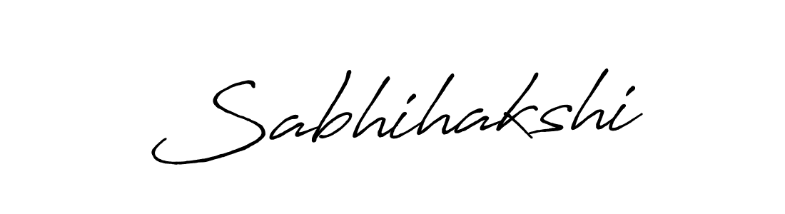 Sabhihakshi stylish signature style. Best Handwritten Sign (Antro_Vectra_Bolder) for my name. Handwritten Signature Collection Ideas for my name Sabhihakshi. Sabhihakshi signature style 7 images and pictures png