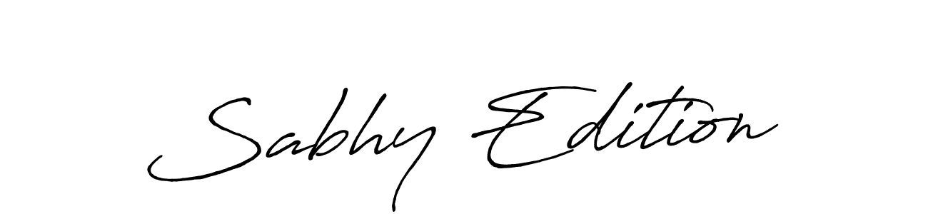 Make a short Sabhy Edition signature style. Manage your documents anywhere anytime using Antro_Vectra_Bolder. Create and add eSignatures, submit forms, share and send files easily. Sabhy Edition signature style 7 images and pictures png