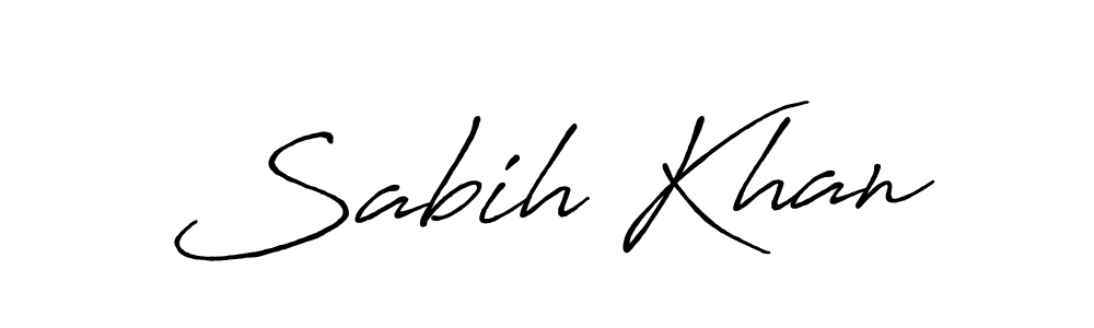 How to make Sabih Khan signature? Antro_Vectra_Bolder is a professional autograph style. Create handwritten signature for Sabih Khan name. Sabih Khan signature style 7 images and pictures png