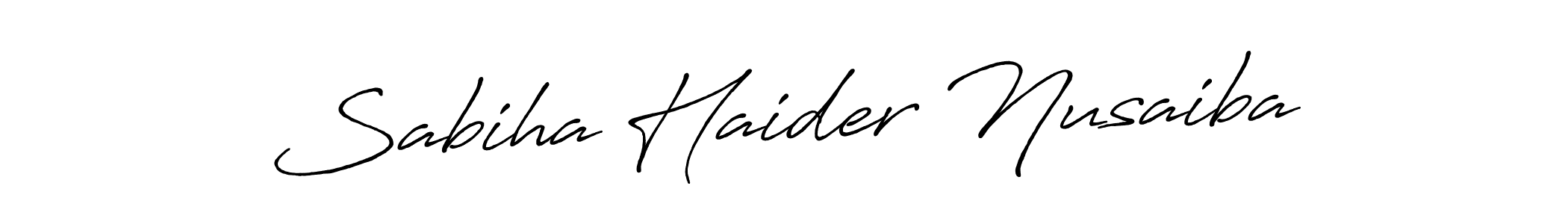Once you've used our free online signature maker to create your best signature Antro_Vectra_Bolder style, it's time to enjoy all of the benefits that Sabiha Haider Nusaiba name signing documents. Sabiha Haider Nusaiba signature style 7 images and pictures png