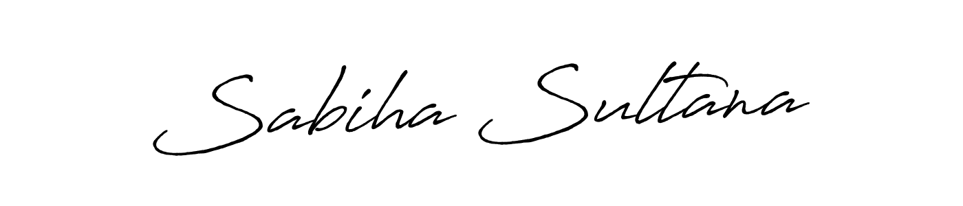 Use a signature maker to create a handwritten signature online. With this signature software, you can design (Antro_Vectra_Bolder) your own signature for name Sabiha Sultana. Sabiha Sultana signature style 7 images and pictures png