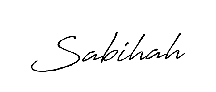 Similarly Antro_Vectra_Bolder is the best handwritten signature design. Signature creator online .You can use it as an online autograph creator for name Sabihah. Sabihah signature style 7 images and pictures png