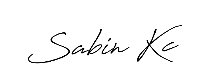 Also we have Sabin Kc name is the best signature style. Create professional handwritten signature collection using Antro_Vectra_Bolder autograph style. Sabin Kc signature style 7 images and pictures png