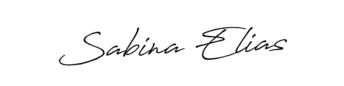 Make a beautiful signature design for name Sabina Elias. With this signature (Antro_Vectra_Bolder) style, you can create a handwritten signature for free. Sabina Elias signature style 7 images and pictures png