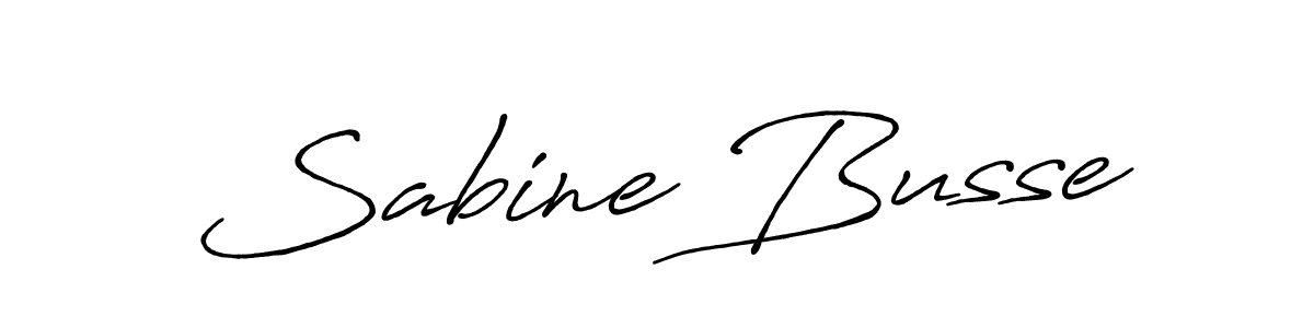 It looks lik you need a new signature style for name Sabine Busse. Design unique handwritten (Antro_Vectra_Bolder) signature with our free signature maker in just a few clicks. Sabine Busse signature style 7 images and pictures png