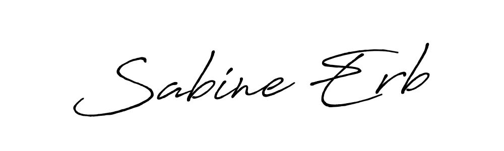 How to make Sabine Erb signature? Antro_Vectra_Bolder is a professional autograph style. Create handwritten signature for Sabine Erb name. Sabine Erb signature style 7 images and pictures png