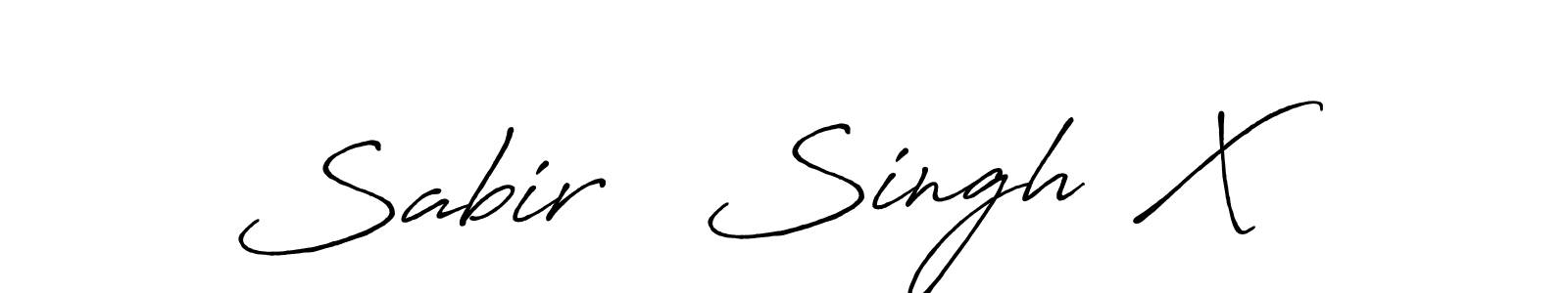 Make a short Sabir   Singh  X signature style. Manage your documents anywhere anytime using Antro_Vectra_Bolder. Create and add eSignatures, submit forms, share and send files easily. Sabir   Singh  X signature style 7 images and pictures png