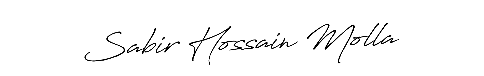 How to make Sabir Hossain Molla signature? Antro_Vectra_Bolder is a professional autograph style. Create handwritten signature for Sabir Hossain Molla name. Sabir Hossain Molla signature style 7 images and pictures png