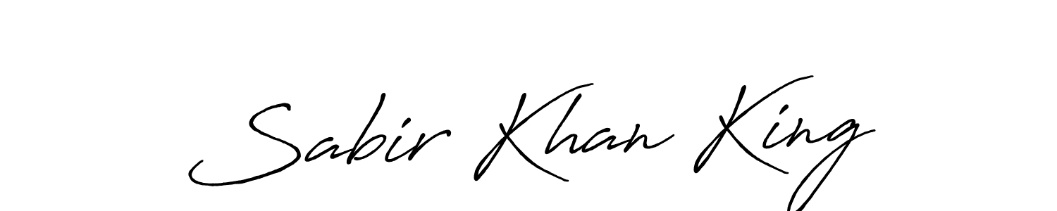 Also You can easily find your signature by using the search form. We will create Sabir Khan King name handwritten signature images for you free of cost using Antro_Vectra_Bolder sign style. Sabir Khan King signature style 7 images and pictures png