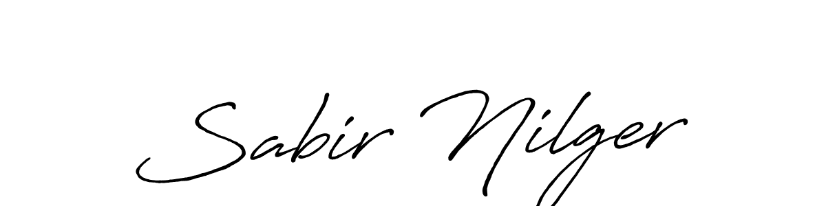 How to make Sabir Nilger signature? Antro_Vectra_Bolder is a professional autograph style. Create handwritten signature for Sabir Nilger name. Sabir Nilger signature style 7 images and pictures png