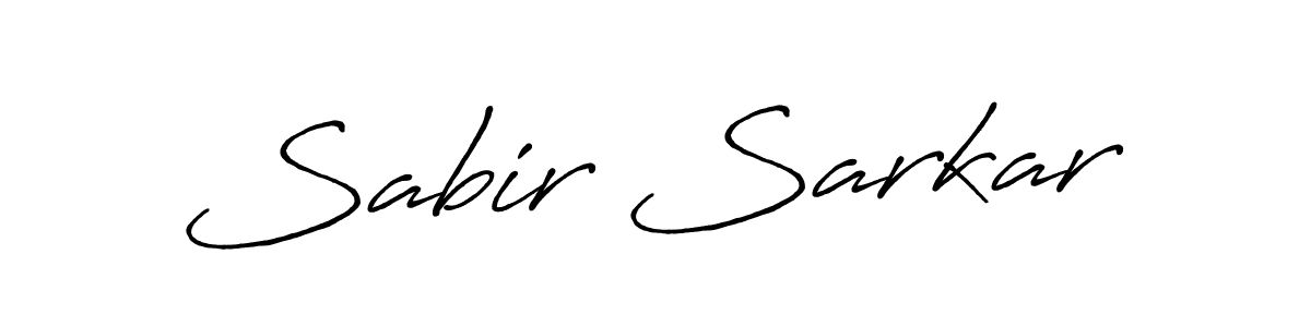 How to make Sabir Sarkar signature? Antro_Vectra_Bolder is a professional autograph style. Create handwritten signature for Sabir Sarkar name. Sabir Sarkar signature style 7 images and pictures png