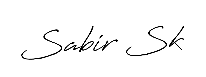 It looks lik you need a new signature style for name Sabir Sk. Design unique handwritten (Antro_Vectra_Bolder) signature with our free signature maker in just a few clicks. Sabir Sk signature style 7 images and pictures png