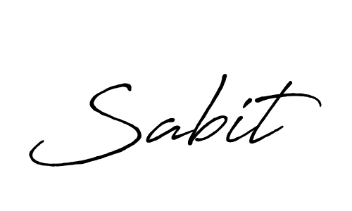 How to make Sabit name signature. Use Antro_Vectra_Bolder style for creating short signs online. This is the latest handwritten sign. Sabit signature style 7 images and pictures png