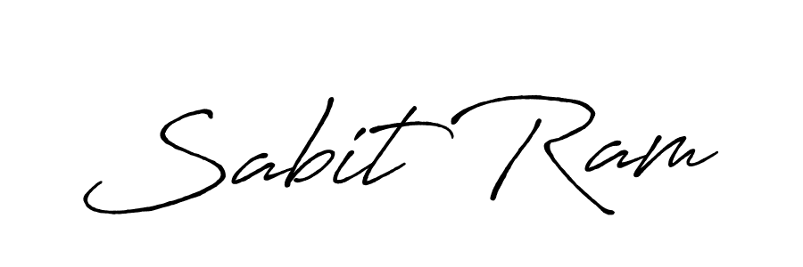 How to make Sabit Ram signature? Antro_Vectra_Bolder is a professional autograph style. Create handwritten signature for Sabit Ram name. Sabit Ram signature style 7 images and pictures png