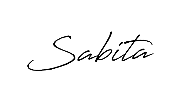 Make a beautiful signature design for name Sabita. With this signature (Antro_Vectra_Bolder) style, you can create a handwritten signature for free. Sabita signature style 7 images and pictures png