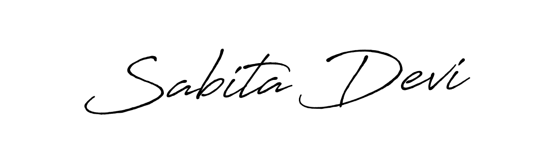 How to make Sabita Devi signature? Antro_Vectra_Bolder is a professional autograph style. Create handwritten signature for Sabita Devi name. Sabita Devi signature style 7 images and pictures png